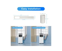 6000-btu Doe (115-Volt) White Vented Portable Air Conditioner with Heater and Remote Cools 450-sq ft