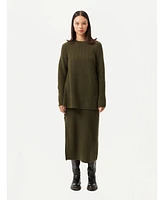 Gobi Cashmere Women's Sweater with Side Zippers