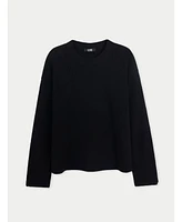 Gobi Cashmere Women's Split-Sleeve Sweater