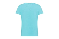 Olsen Women's Embroidered Neck T-Shirt