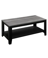 Set of Three Coffee Tables with Shelf for Storage and Display