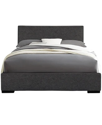 Polyester Blend Upholstered Bed Frame – Sturdy Manufactured Wood Design