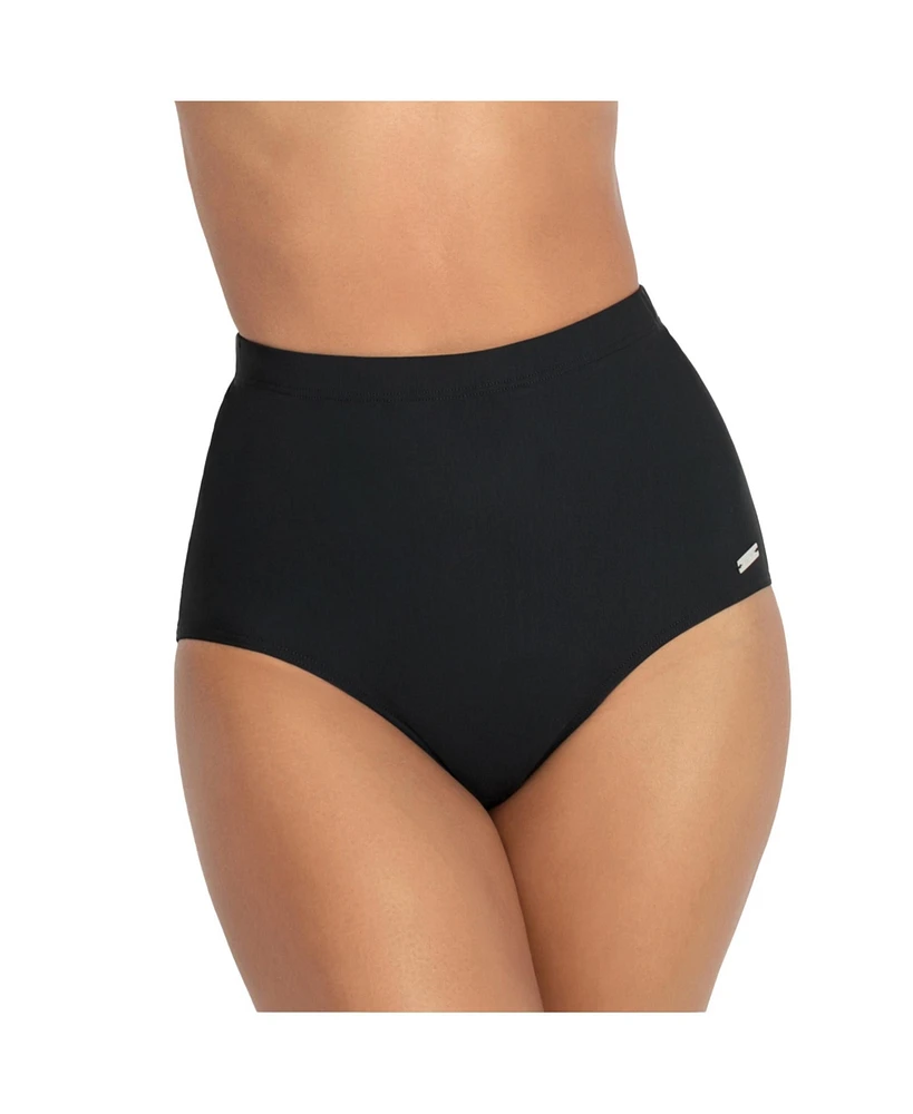 Lascana Women's Shaping High Waisted Bikini Swimsuit Bottom