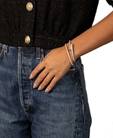 By Adina Eden Pave Twisted Rope Bangle Bracelet