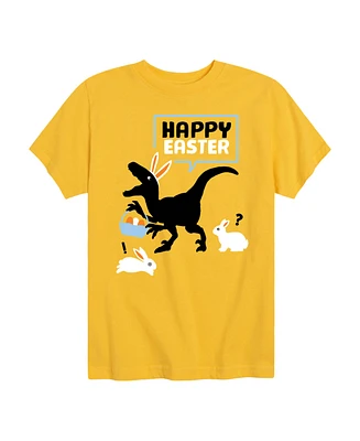 Hybrid Big Boys Dino Happy Easter Graphic T-Shirt