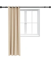 52 x 96-Inch Outdoor Room-Darkening Curtain with Grommet Top - Includes Tieback - Beige