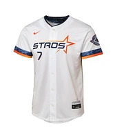 Nike Big Boys and Girls Craig Biggio White Houston Astros 2025 City Connect Limited Player Jersey