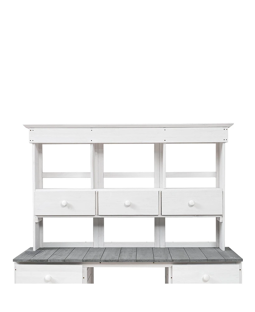 Garden Potting Bench Table for Efficient and Stylish Outdoor Gardening