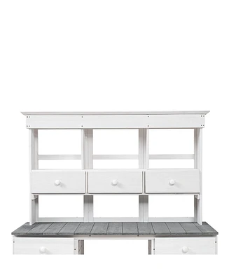 Garden Potting Bench Table for Efficient and Stylish Outdoor Gardening