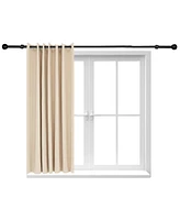 Room Darkening Curtain Panel with Grommet Top - 101 x 83 in. - Beige