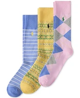 Polo Ralph Lauren Men's Pastel Patterns Socks Gift Box