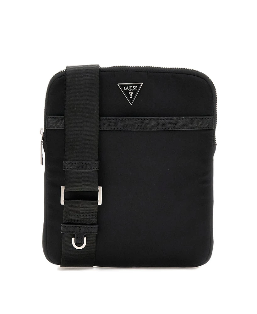 Guess Men's Milano Flat Crossbody Bag