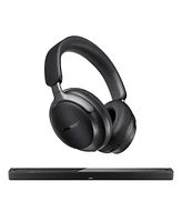 Bose Smart Ultra Soundbar with QuietComfort Wireless Noise Cancelling Headphones