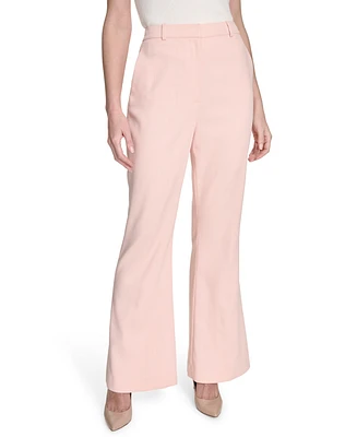 Tommy Hilfiger Women's High Rise Flare-Leg Pants