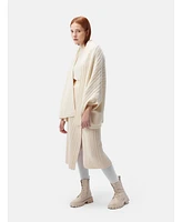 Gobi Cashmere Women's Cable-Knit Cashmere Poncho