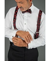 Trafalgar Men's Christian the Romantic Brocade Silk Bow Tie