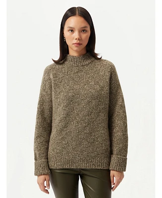 Gobi Cashmere Women's Basket-Weave Sweater