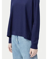 Gobi Cashmere Women's Boatneck Cotton Silk Cashmere Blend Sweater