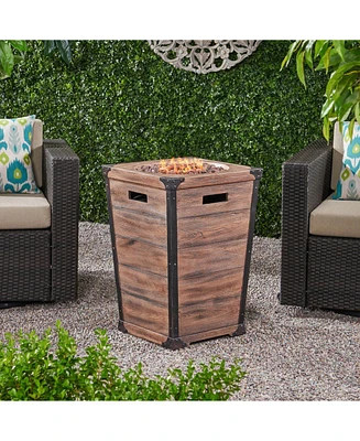 Elevate Your Outdoor Ambiance with the Gas-Powered Column Fire Pit