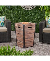 Elevate Your Outdoor Ambiance with the Gas-Powered Column Fire Pit