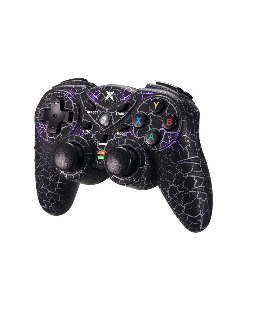Double vibration Wireless Controller with Rgb Led Lights Turbo Function for Windows 7/8/10/11