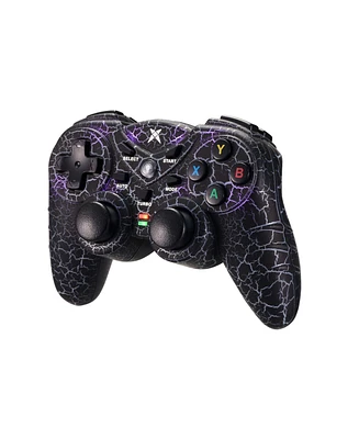 Double vibration Wireless Controller with Rgb Led Lights Turbo Function for Windows 7/8/10/11
