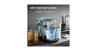 Zafro Countertop Ice Maker with Handle, Produces