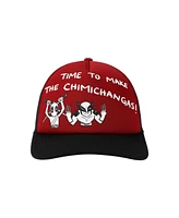 Marvel Men's Deadpool & Wolverine Time To Make The Chimichanga Red & Black Trucker Hat