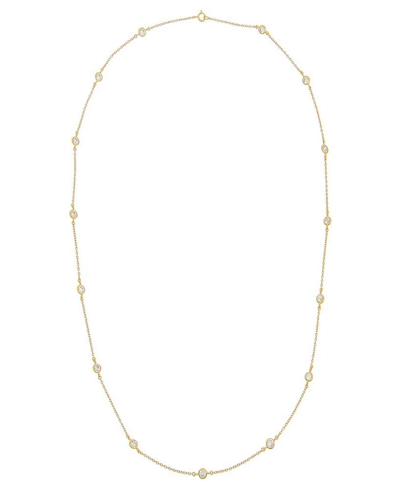 By Adina Eden Diamond By the Yard Necklace