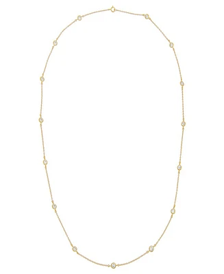 By Adina Eden Diamond By the Yard Necklace