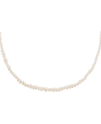 By Adina Eden Tiny Cultivated Pearl Choker Necklace