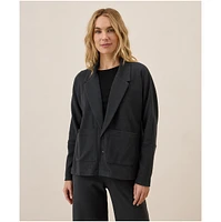 Pact Women's Organic Cotton Airplane Relaxed Blazer