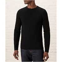 Pact Men's Organic Cotton Luxe Stretch Jersey Slim Long Sleeve Tee