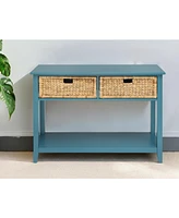 Solid Wood Console Table for Entryway Living Room or Hallway Decor