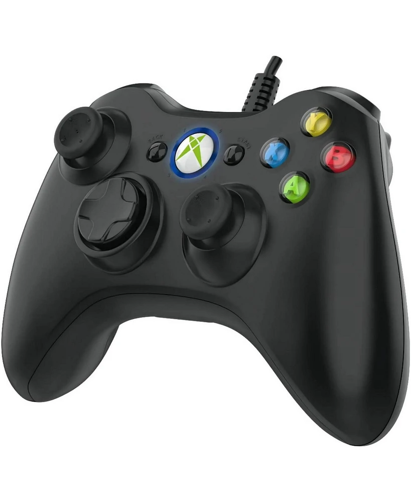 Wired Pc Game Controller Joystick Gamepad Double Motor Vibration for Xbox 360 & Pc Windows
