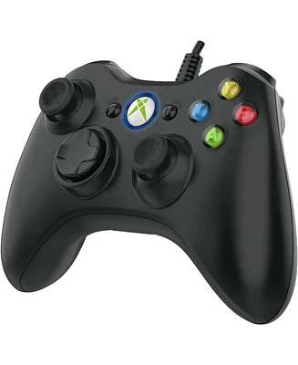 Wired Pc Game Controller Joystick Gamepad Double Motor Vibration for Xbox 360 & Pc Windows