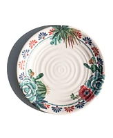 TarHong Desert Succulent 6-Pc. Dinner Plates, Service For 6