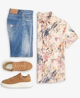 Guess Mens Floral Shirt Shorts Sneakers