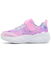 Skechers Toddler Girls S-Lights: Eternal Heart Lights Light-Up Fastening Strap Casual Sneakers from Finish Line