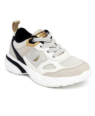 Nautica Toddler and Little Girls Albis Casual Sneakers