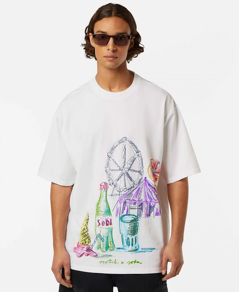 Scotch & Soda Men's Front Artwork T-Shirt
