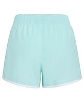 adidas Big Girls Elastic-Waistband Woven Shorts With Binding