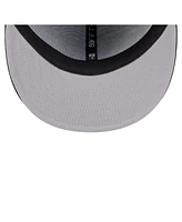 New Era Men's Black Chicago White Sox Overlap 59FIFTY Hat