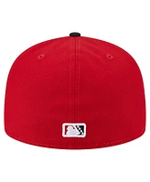 New Era Men's Red/Black Richmond Flying Squirrels Authentic Collection 59FIFTY Hat