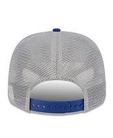 New Era Men's Gray/Royal New York Mets 2025 Batting Practice 9SEVENTY Stretch snap Trucker Hat