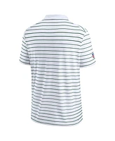 Nike Men's White New York Jets Sideline Lock Up Victory Performance Polo Shirt