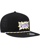 New Era Men's Black Rugrats Rope Trucker 9FIFTY Snapback Hat