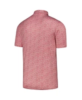 Antigua Men's Red Usmnt Field Ditsy Polo Shirt