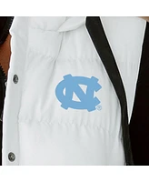 Gameday Couture Women's White North Carolina Tar Heels Hooded Full-Snap Puffer Vest