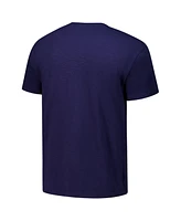Mitchell & Ness Men's Navy Milwaukee Brewers Arched Logo Slub T-Shirt